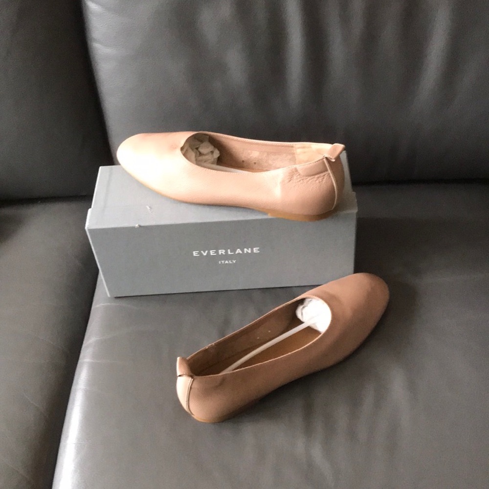 Everlane Day Glove Flats Rio Tan Size 9 new in box
